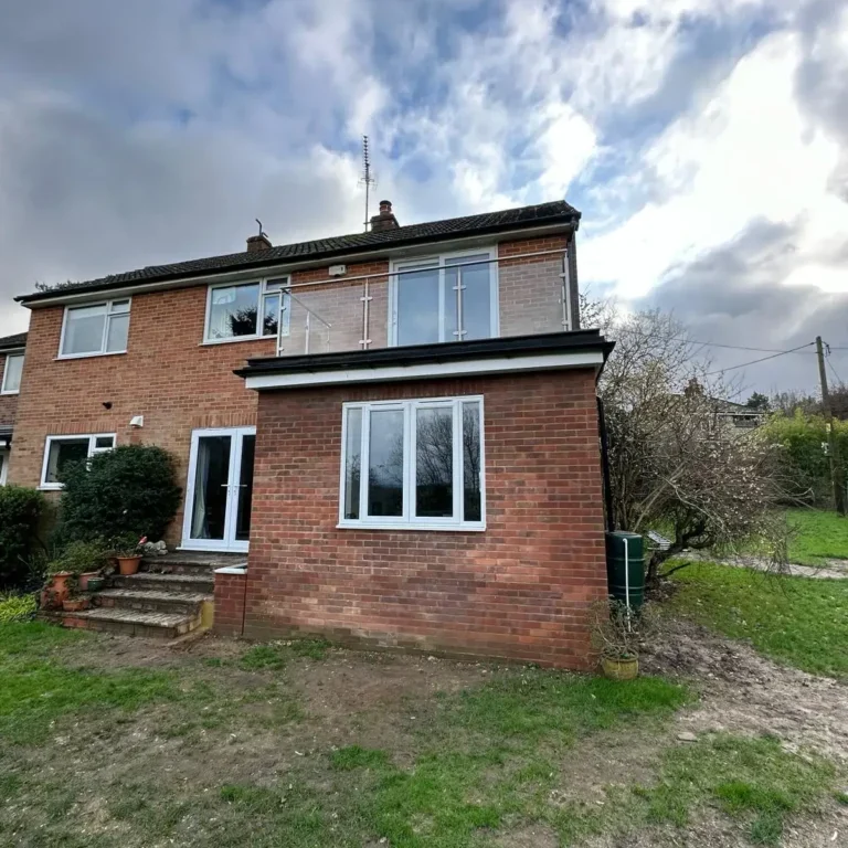 Home improvement project featuring single-storey brick extension – Godman Construction