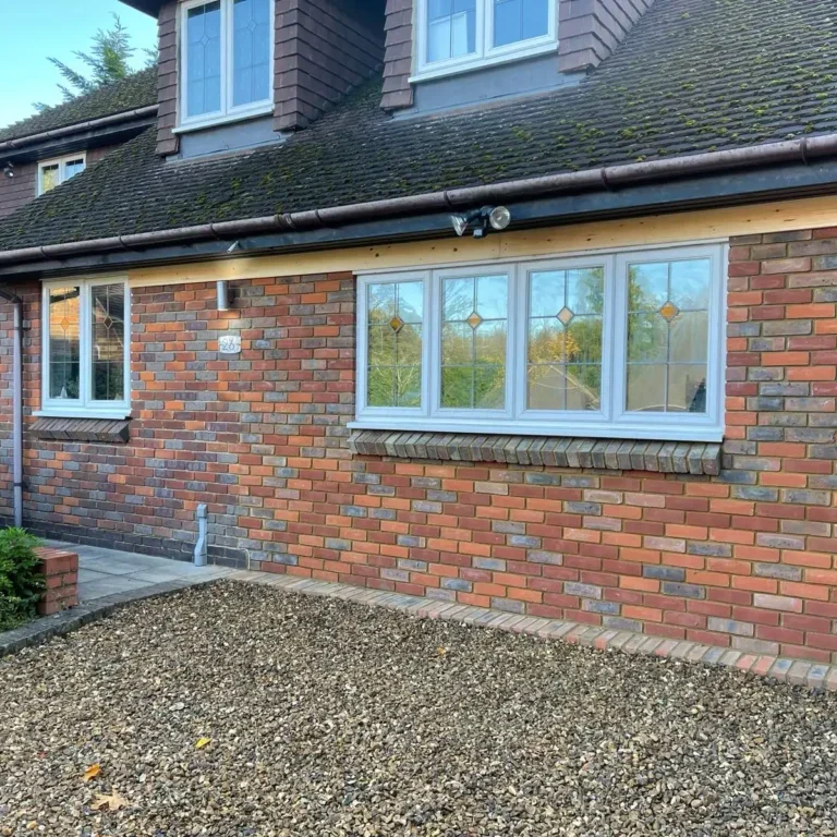 front-house-renovation-decorative-windows-lights-godman-construction Front house renovation with decorative windows and exterior lights – Godman Construction